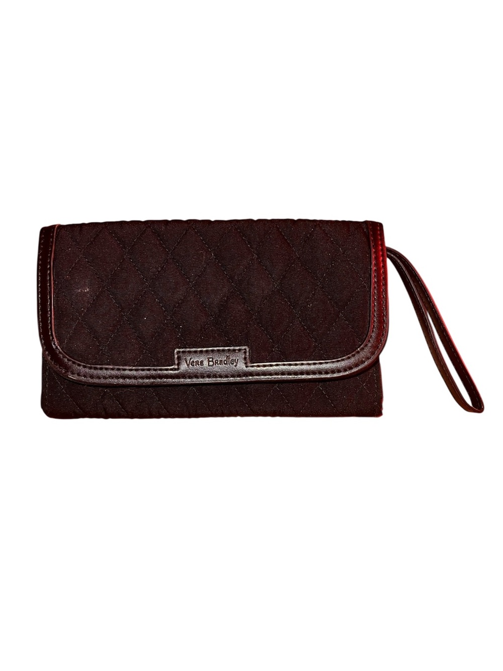 Vera Bradley Quilted Wristlet Clutch in Black